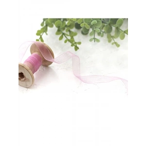 Koyu Pembe Organze Kurdele - 20 Metre