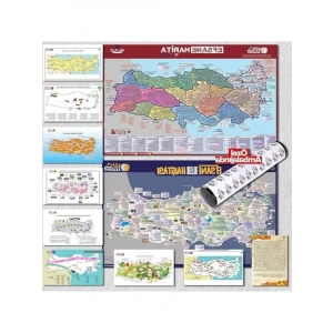 KPSS TYT AYT Harita Seti - 10lu Efsane Set