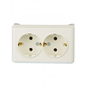 Krem İkili Topraklı Priz - Güvenilir ve Dayanıklı