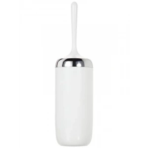 Krom Detaylı Beyaz Tuvalet Fırçası