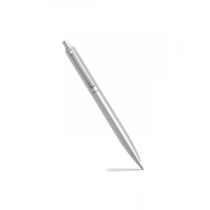 Krom Kaplama Tükenmez Kalem - Basmalı Mekanizma