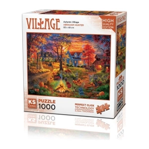 KS Games Autumn Village 1000 Parça Puzzle