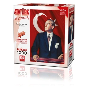 KS Games Bayraklı Atatürk 1000 Parça Puzzle