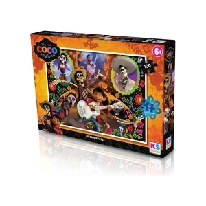 KS Games Coco Lisanslı Puzzle 100 Parça