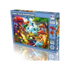 Ks Games Fairy Tale Mushrooms 100 Parça Puzzle