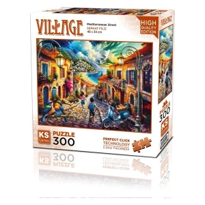 Ks Games Mediterranean Street 300 Parça Puzzle