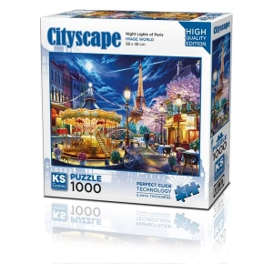 KS Games Night Lights Of Paris 1000 Parça Puzzle