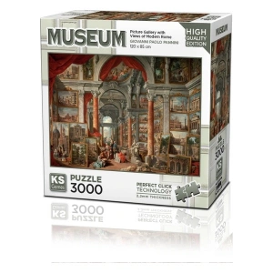 KS Games Picture Gallery With Views Of Modern Rome 3000 Parça Puzzle