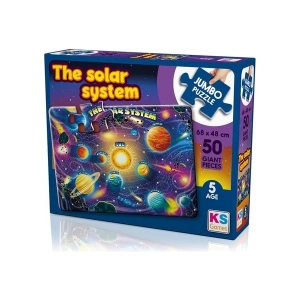 KS Games Solar Sistem Gezegen Puzzle 50 Parça JP31014