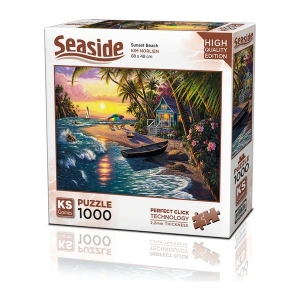 KS Games Sunset Beach 1000 Parça Puzzle