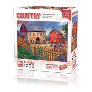 KS Games The Bluebirds Song 1000 Parça Puzzle