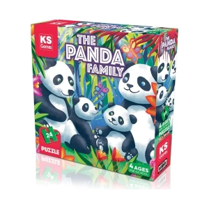 KS Games The Panda Family Pre School Puzzle 24 Parça
