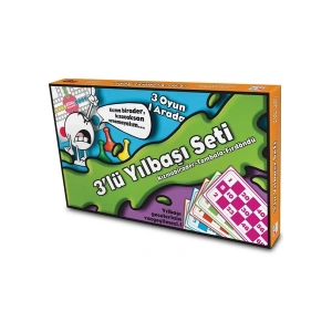KS Games Üçlü Yılbaşı Seti (Tombala + Kızmabirader + Fırdöndü)