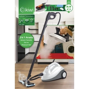 KSC-4218 2si 1 Arada 2000 ml 4,5 Bar Buharlı Temizleyici ve Buharlı Ütü – 15 Parça Aksesuar