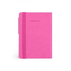 Küçük Boy Çizgili Begonvil Not Defteri