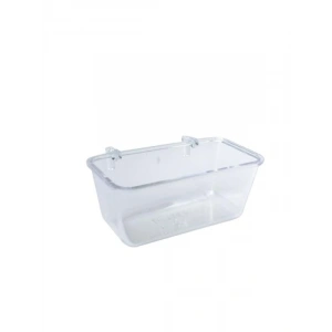 Küçük Şeffaf Kuş Yemlikleri - 120 Adet