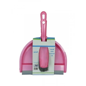 Kullanışlı Silikon Faraş Seti - Pembe, Uzun Saplı, Ergonomik Tasarım