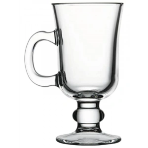 Kulplu 230 ml Cam Bardak - 2 Parça Set