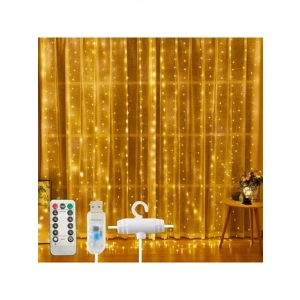 Kumandalı LED Perde - 3x3 Metre, Animasyonlu