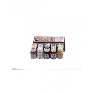 Kumaş Boyası Seti, 10 Renk, 25 ml, Hobi Çalışmaları İçin Uygun