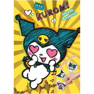 Kuromi - Havalı Boyama Kitabı (Stickerlı Boyama Kitabı)