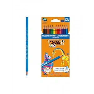 Kuru Boya Kalemi Seti, 12 Renk, Çiğnemeye Dayanıklı Tasarım