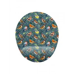 Kuş Desenli Bilek Destekli Mouse Pad