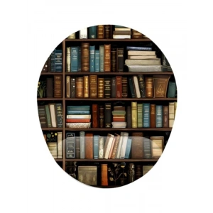 Kütüphane Temalı Bilek Destekli Mouse Pad