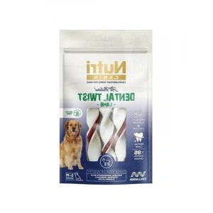Kuzu Etli Dental Twist Köpek Ödülü, 80 Gr