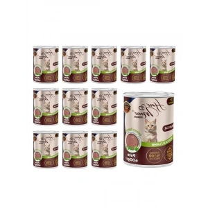 Kuzulu pate yaş mama, 400 gr x 12 adet, lezzetli