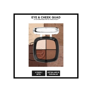 Loréal Paris Eye & Cheek Quad - 03 Autumn Nude Dörtlü Far ve Yanak Paleti