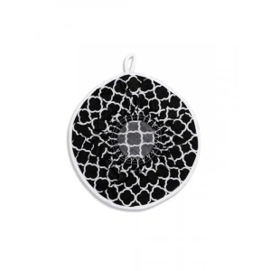 Lastikli Pilav Demleme Örtüsü - Standart Ölçü, Siyah Halka