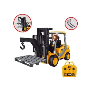 Learning Fun 1:18 9ch 2.4ghz Uzaktan Kumandalı Şarjlı Forklift Oyuncak Full Fonksiyon Forklift