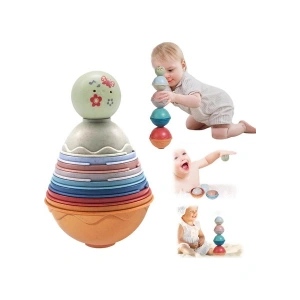 Learning Fun Kombinasyon Seti Istifleme Oyuncağı Denge Kulesi Banyo Oyuncağı 6AY+ Oyuncak