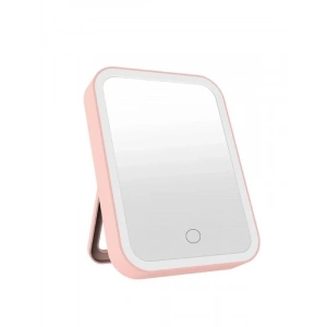 Led Işıklı Dokunmatik Makyaj Aynası - Pembe Renk