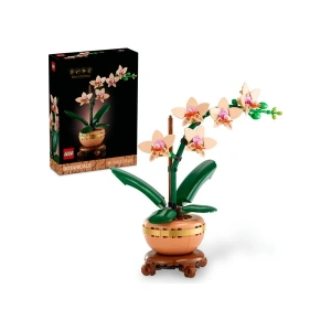 LEGO® Botanicals Mini Orkide 10343 – Anneler Günü Hediyesi Terakota Saksı ve Kaide İçeren Dekoratif Çiçek Yapım Seti (274 Parça)