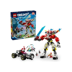 LEGO® DREAMZzz™ Cooperın Kaplan Robotu ve Zeronun Hot Rod Arabası 71497 - 9 Yaş & Üzeri Çocuklar için Oyuncak Yapım Seti (1006 P)