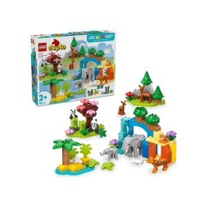 LEGO® DUPLO® 3’ü 1 Arada Vahşi Hayvan Aileleri 10446 - 2 Yaş & Üzeri Çocuklar için Eğitici Oyuncak Yapım Seti (92 Parça)