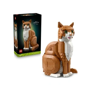 LEGO ® Ideas Turuncu Kedi 21376 - Yetişkinler için Yaratıcı Hayvan Model Yapım Seti (1755 Parça)