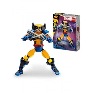 LEGO Marvel Wolverine Yapım Figürü 76257 – 8 Yaş ve Üzeri Kız ve Erkek Çocuklar için Süper Kahraman Hediyesi Fikri, 3 Uzayan Pençe Gibi Orijinal Detaylar İçeren Yaratıcı Oyuncak Yapım Seti (327 Parça)