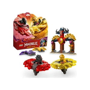 LEGO® NINJAGO® Ejderha Spinjitzu Savaş Paketi 71826 - 6 Yaş & Üzeri Çocuklar için Yaratıcı Oyuncak Yapım Seti (186 Parça)