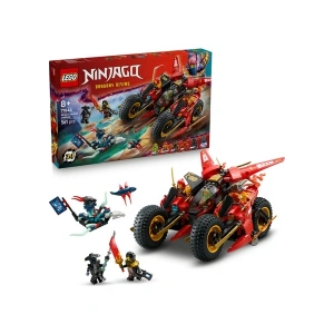 LEGO ® NINJAGO® Ninja Savaş Aracı 71844 - 8 Yaş ve Üzeri Çocuklar için Minifigür İçeren 3’ü 1 Arada Oyuncak Yapım Seti (561 Pr)