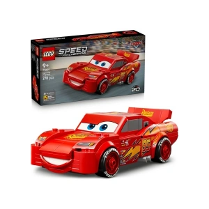 LEGO® Speed Champions | Şimşek McQueen 77255 - 9 Yaş ve Üzeri Çocuklar için Disney Pixar Arabalar Temalı Oyuncak Yapım Seti (270 Parça)