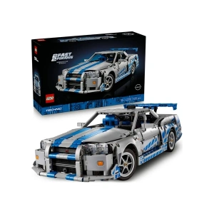 LEGO ® Technic™ Daha Hızlı Daha Öfkeli Nissan Skyline Gt-R (R34) Araba 42210 - 18+ Yaratıcı Araç Modeli Yapım Seti (1410 Parça)