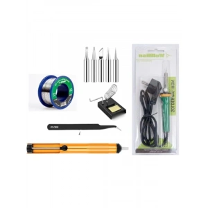 Lehimleme Seti, Havya, Lehim Teli ve Yedek Uçlar İçeren Profesyonel Set