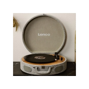 Lenco Ls-66-Gy Wooden Turntable With Built-Inspeakers And Bluetooth