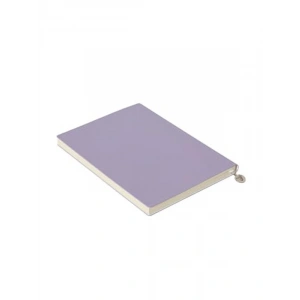 Lila Renkli Esnek Kapak Çizgili Defter, 14.8x21 cm