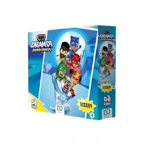 Lisanslı Pijamaskeliler Puzzle Seti, 60 Parça