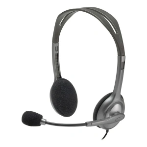 Logitech H110 Kablolu Stereo Kulaklık - Gri