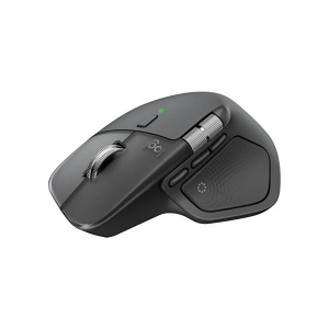 Logitech MX Master 4 Dokunsal Geri Bildirim Özellikli 8000 DPI Optik Sensörlü Sessiz Kablosuz Bluetooth Mouse, Koyu Gri